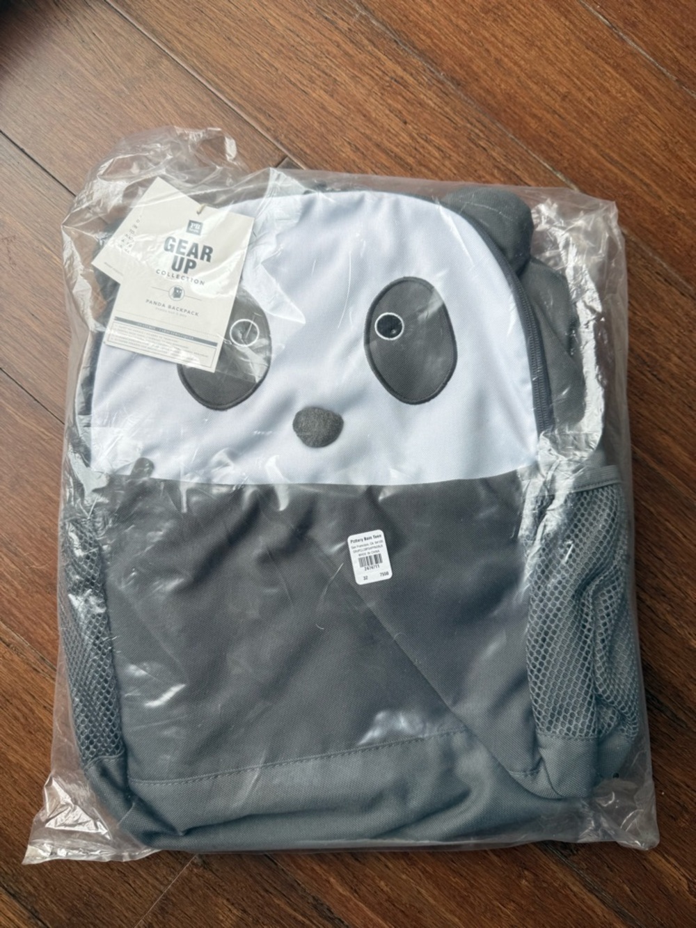Pottery Barn Kids Panda Backpack in Black and White